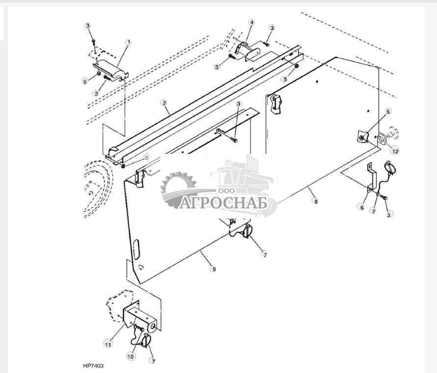 LEFT SIDE FRONT SHIELD 